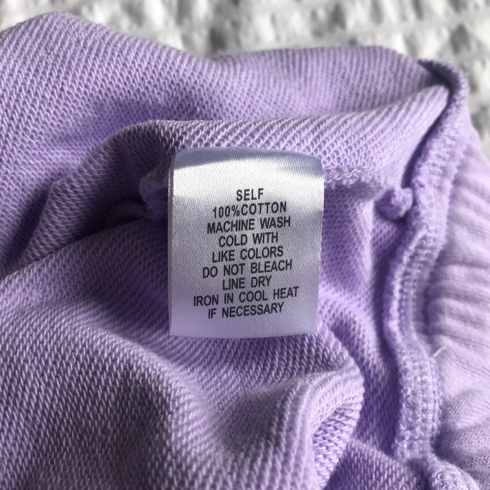 Purple Sweat shorts - Picture 3 of 4